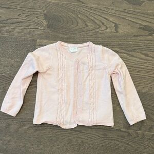 Mud Pie Light Pink Kids Cardigan